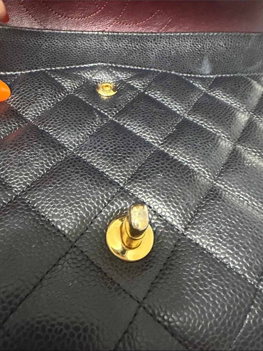 CHANEL Black Quilted Shoulder Bag with Gold Hardware